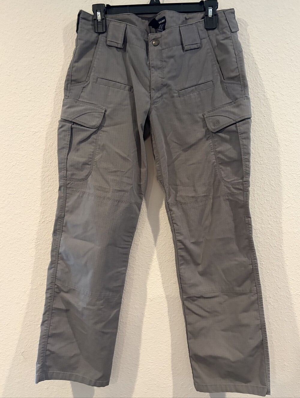 5.11 Tactical Series Womens Classic Casual Grey Cotton Cargo Pants Size 10